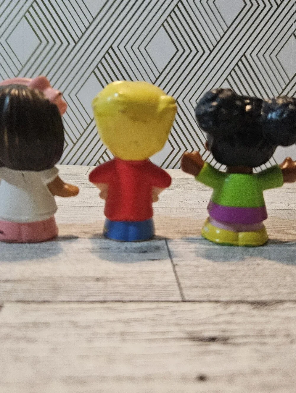 Mattel Little People Figure Lot of 3 Kids 2 Girls 1 Boy Preschool Toy